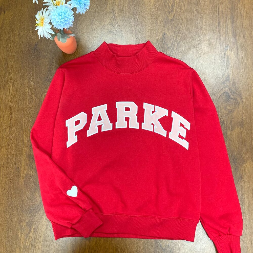 Parke Red Sweatshirt Valentine's Day College Comfortable Brand New💑💞